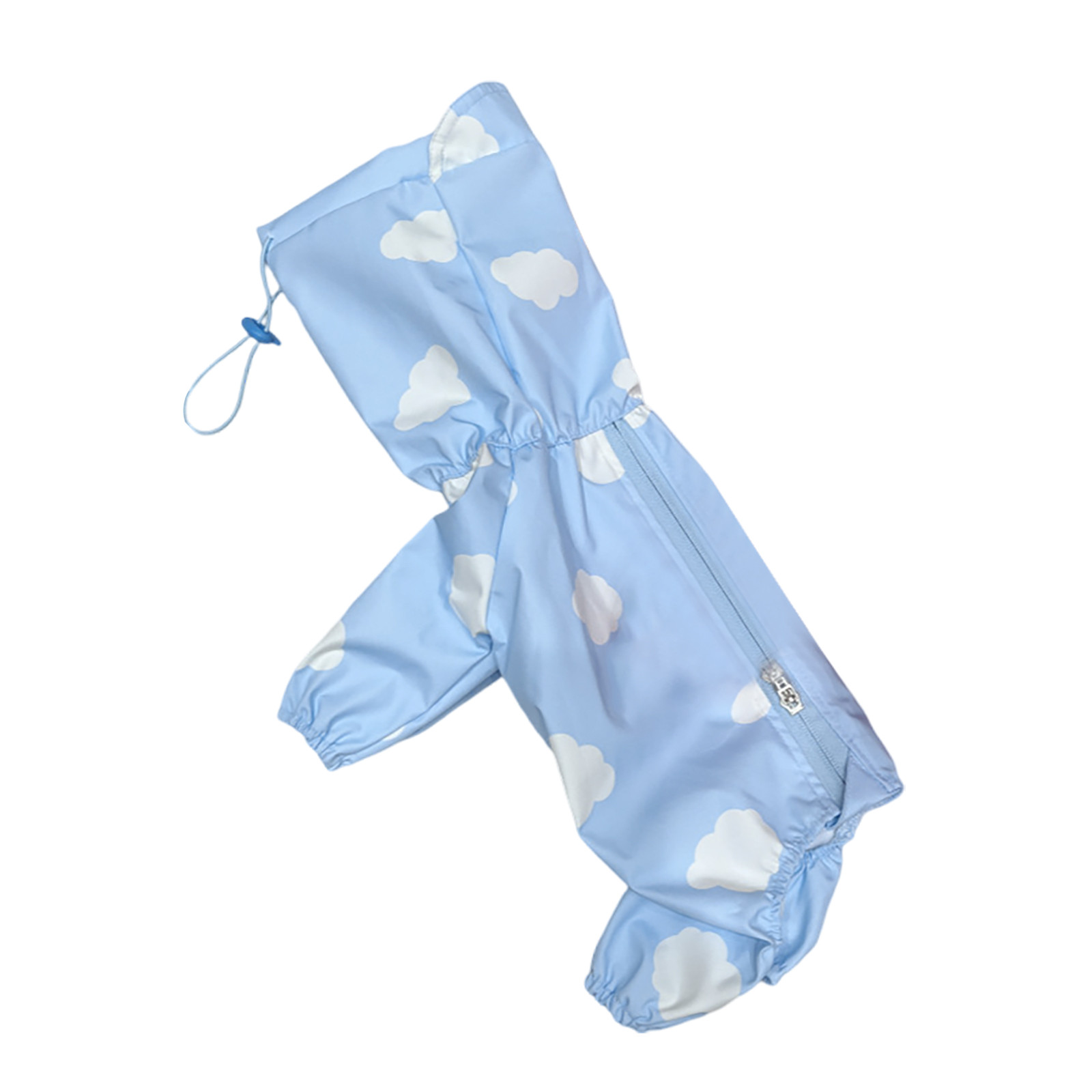 thumbnail image 2 of Impermeable de cuatro patas para perros - Cordón ajustable, cremallera trasera y poliéster - Impermeable para perros pequeños/medianos, 2 of 2
